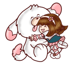 My Big Fluffy Friend,"HOTDOG", chapter 1 sticker #13590355