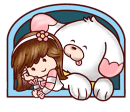 My Big Fluffy Friend,"HOTDOG", chapter 1 sticker #13590369