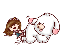 My Big Fluffy Friend,"HOTDOG", chapter 1 sticker #13590370