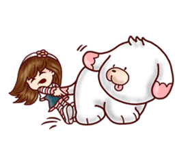 My Big Fluffy Friend,"HOTDOG", chapter 1 sticker #13590370