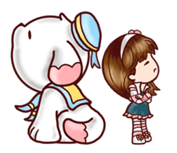 My Big Fluffy Friend,"HOTDOG", chapter 1 sticker #13590371