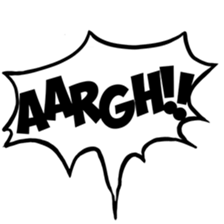 Comic Text Sticker sticker #13590418