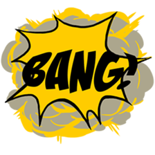 Comic Text Sticker sticker #13590420