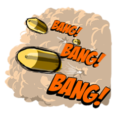 Comic Text Sticker sticker #13590421
