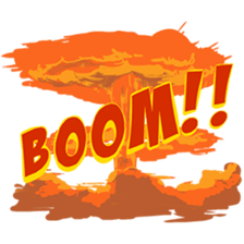 Comic Text Sticker sticker #13590422