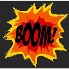 Comic Text Sticker sticker #13590423