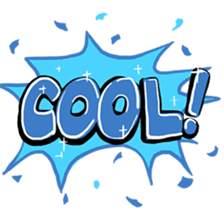 Comic Text Sticker sticker #13590427