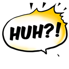 Comic Text Sticker sticker #13590432