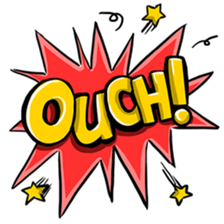 Comic Text Sticker sticker #13590436