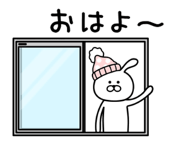 Cheeky rabbit 1 sticker #13590546