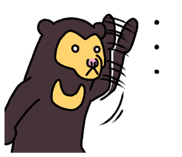 KUMA chang Sticker bear version sticker #13590575