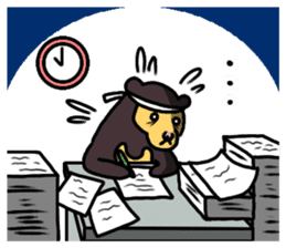 KUMA chang Sticker bear version sticker #13590579
