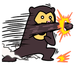 KUMA chang Sticker bear version sticker #13590599