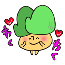 Mr. winter mushroom The Christmas ver sticker #13590929