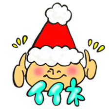 Mr. winter mushroom The Christmas ver sticker #13590930