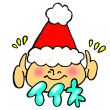 Mr. winter mushroom The Christmas ver sticker #13590930
