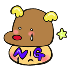 Mr. winter mushroom The Christmas ver sticker #13590933