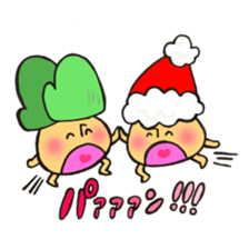 Mr. winter mushroom The Christmas ver sticker #13590935