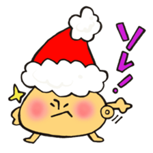 Mr. winter mushroom The Christmas ver sticker #13590946