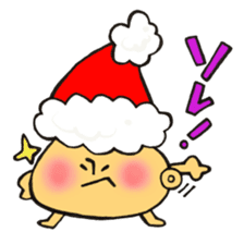 Mr. winter mushroom The Christmas ver sticker #13590946