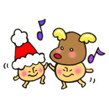 Mr. winter mushroom The Christmas ver sticker #13590948