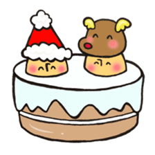 Mr. winter mushroom The Christmas ver sticker #13590954