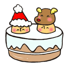 Mr. winter mushroom The Christmas ver sticker #13590954