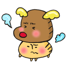 Mr. winter mushroom The Christmas ver sticker #13590960