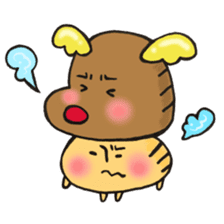 Mr. winter mushroom The Christmas ver sticker #13590960