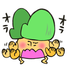 Mr. winter mushroom The Christmas ver sticker #13590961