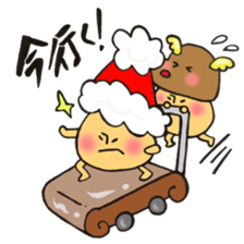 Mr. winter mushroom The Christmas ver sticker #13590963