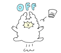 Pastry alpaca sticker #13591253