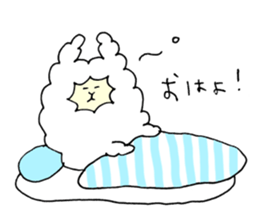Pastry alpaca sticker #13591255