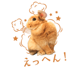 Rabbit of maru sticker #13591631