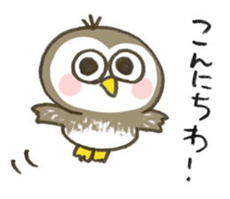 Little Owl Stiker sticker #13591673