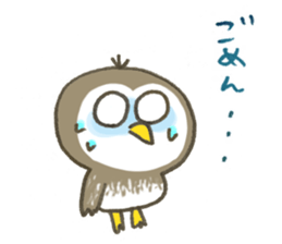 Little Owl Stiker sticker #13591684