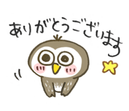 Little Owl Stiker sticker #13591687