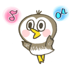 Little Owl Stiker sticker #13591689