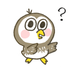 Little Owl Stiker sticker #13591693