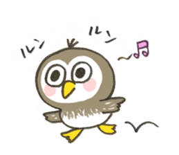 Little Owl Stiker sticker #13591701