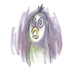 Little Owl Stiker sticker #13591709