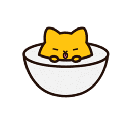 Cat Egg Ori sticker #13591846