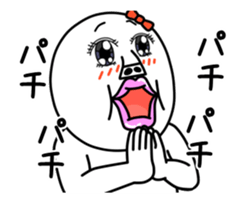 An annoying woman It moves. sticker #13592302