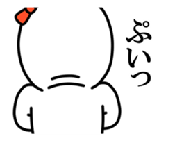 An annoying woman It moves. sticker #13592317