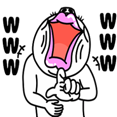 An annoying woman It moves.