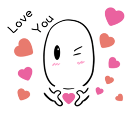 chu chu white II sticker #13592738