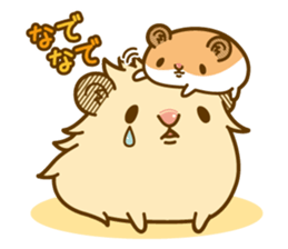 Daily life of a hamster 2 sticker #13592912