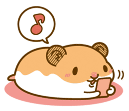 Daily life of a hamster 2 sticker #13592922