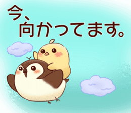 Chick and Sparrow sticker #13593172
