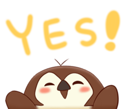 Chick and Sparrow sticker #13593180